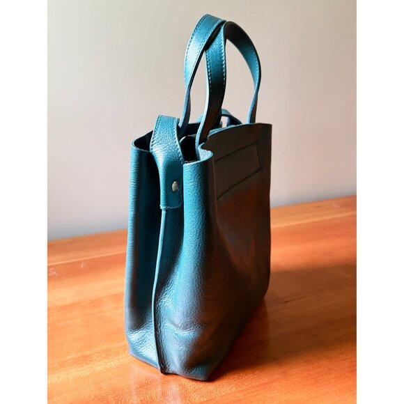 Il Bisonte Bucket Bag Forest Green - Picture 4 of 10